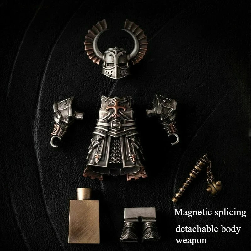 Crusader Ornament Desktop Decoration Copper Pendant Handle Figurine Cultural And Creative Souvenir 250603