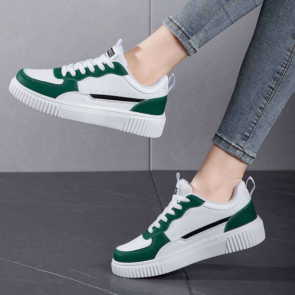 YRZL Women Casual Skateboard Shoe Man Lace Up Running Chunky Sneakers Non Slip Waterproof Lightweight Athletic Unisex Shoes