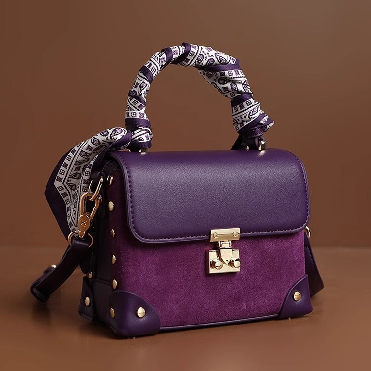 Top Brand High Quality New Style Handbag for Women Fashion Retro Small Square Bag Trend Style Versatile Crossbody Bag Leather Box Bag New Free Deliver