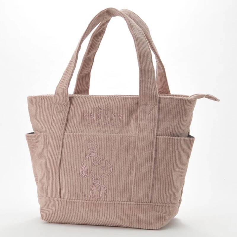 Cute Cartoon Corduroy Fashion and Casual Multi functional Large Capacity Handbag