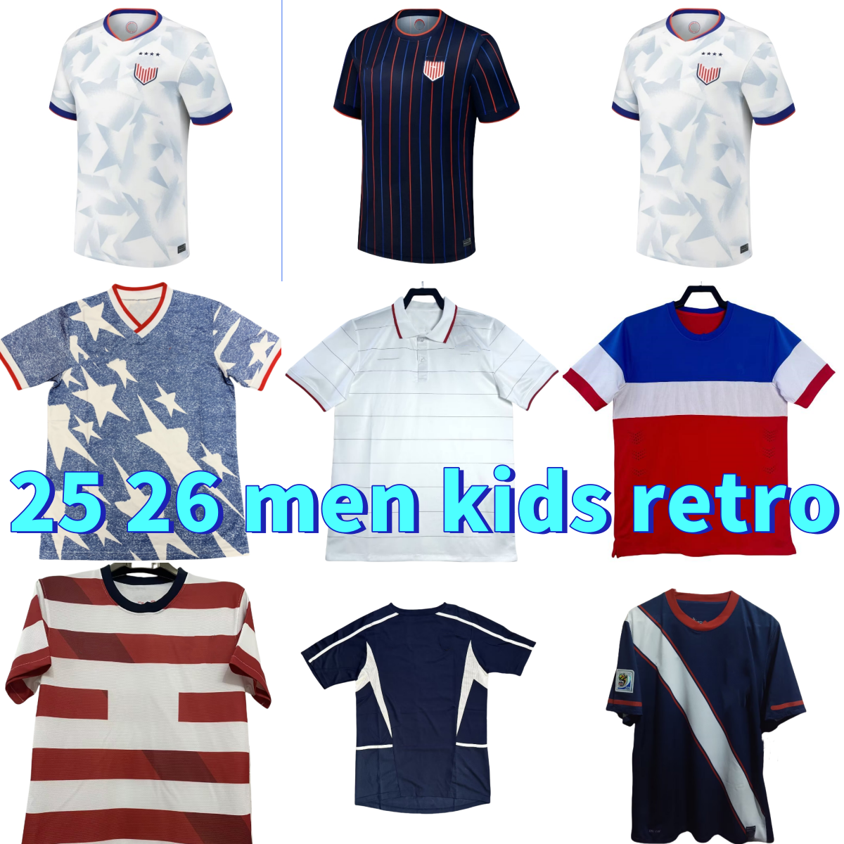 1994 LALAS RETRO SOCCER JERSEYS United States HARKES RAMOS WEGERLE BALBOA 22 Reyna JONES 1994 Home Away Camiseta Classic football shirts Kit 25 26 Jersey