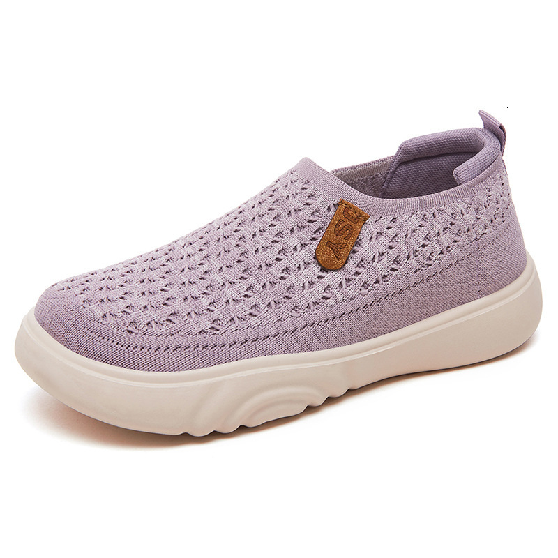 Casual Shoes Versatile Summer New Flyknit Odor Free Casual Soft Sole Sneakers Mesh Breathable Women S Shoes Ddmysaturn
