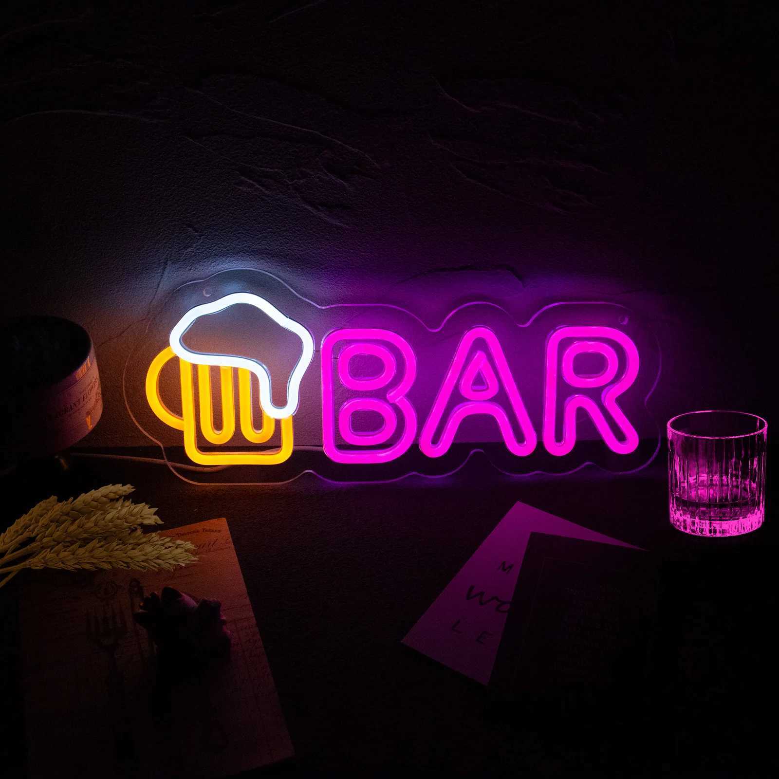 UponRay LED Neon Light Sign USB Beer Neon Casual Beer Party Sign LED Neon For Bar Wall Decoration 14.6x5.9 XJ250602