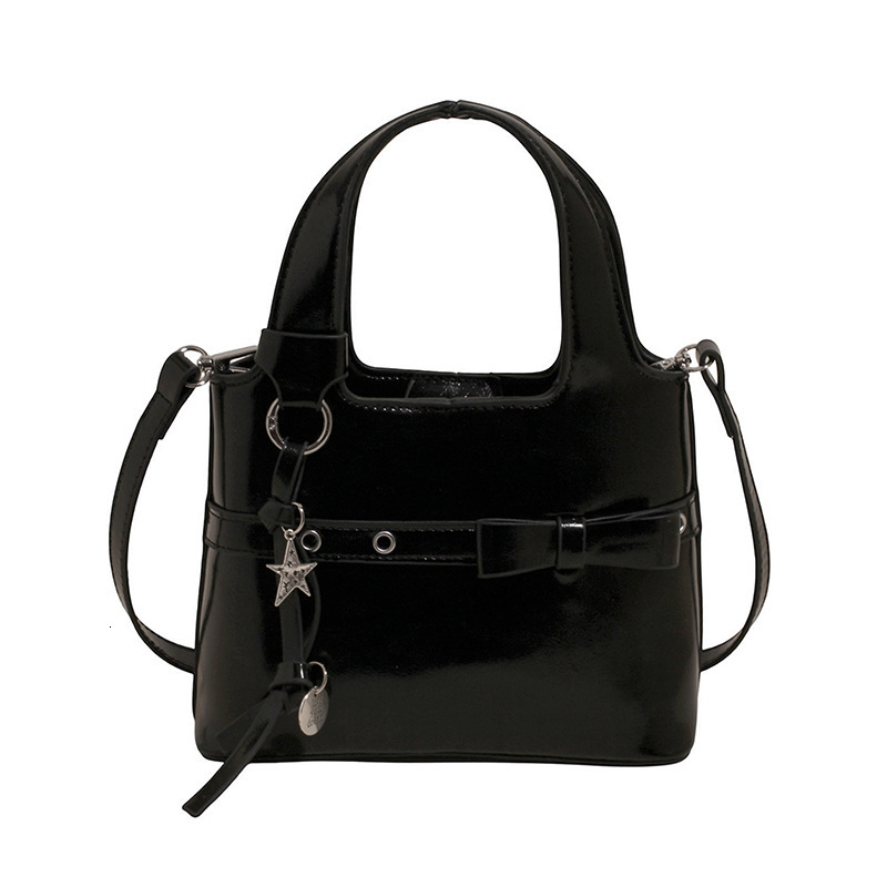 designer 2025 New Korean Style High-End Bowknot Handbag Fashionable Luxurious Versatile Commuter Shoulder Crossbody Bag