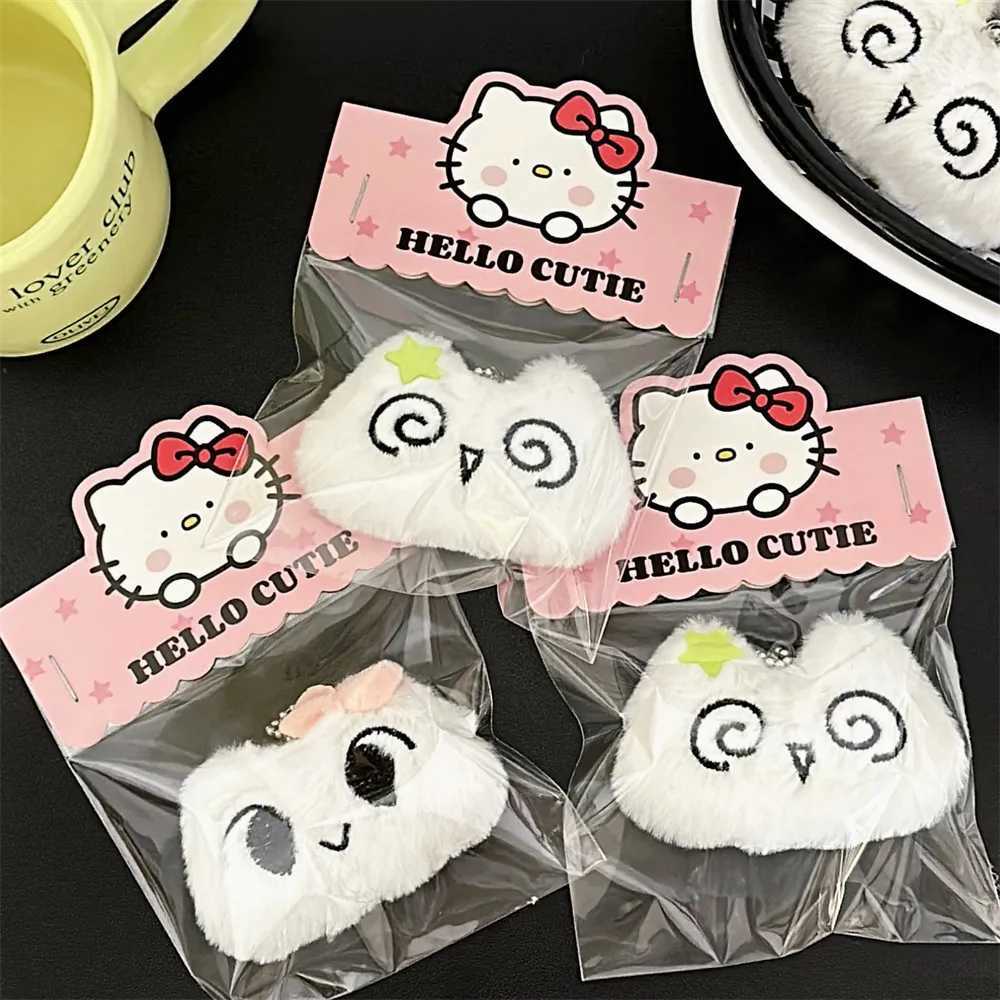 2Pcs New Cute Plush Kitten Doll Pendant Girl Heart Backpack Pendant Super Cute Keychain Doll AccessoriesXJ250602