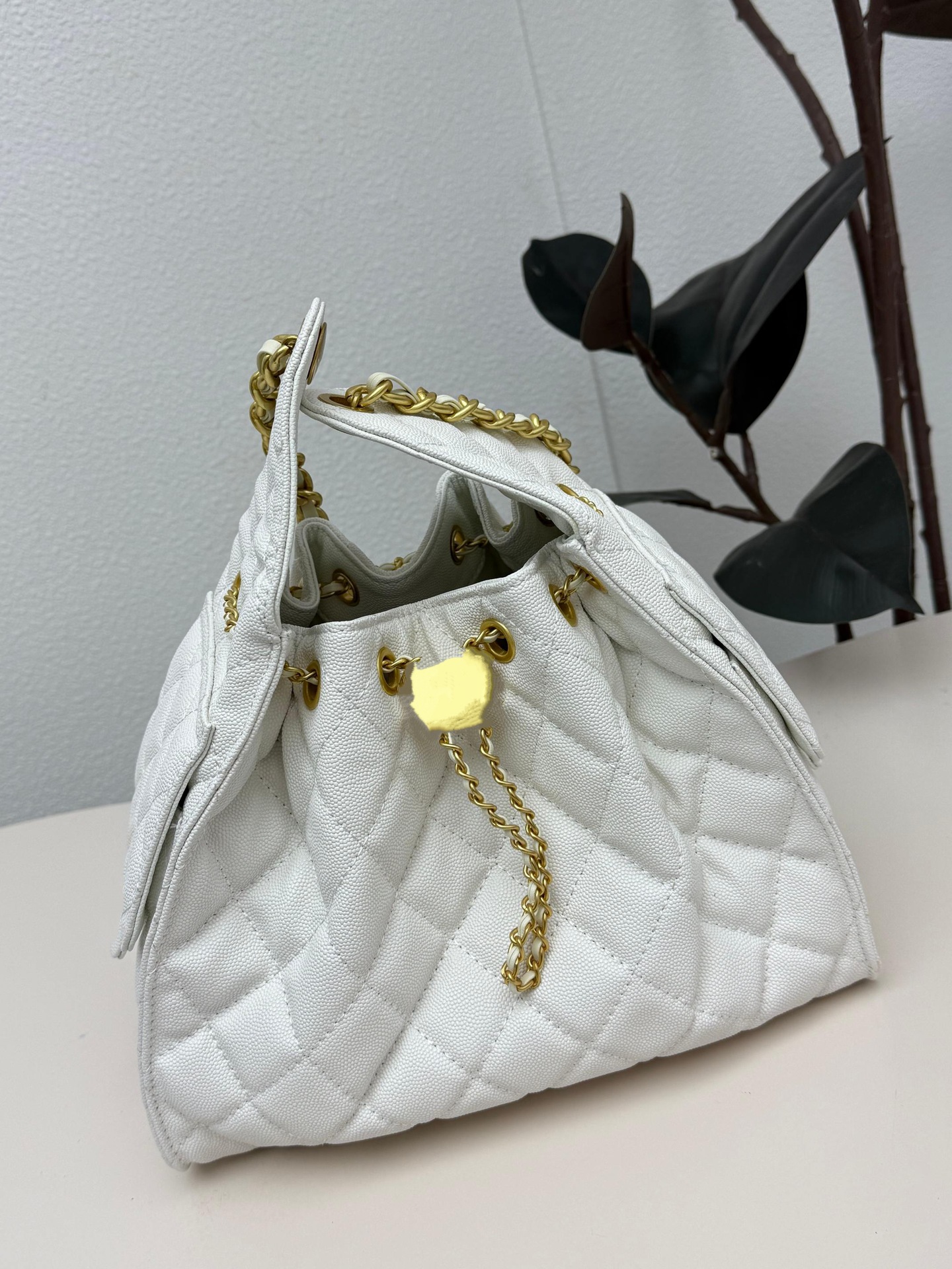 2025 High Quality Caviar Calfskin HoBo Chain Sling Bag Black Women Single Shoulder Crossbody Bags Mini Earphone Pocket Real Leather Designer Handbags 10 colors
