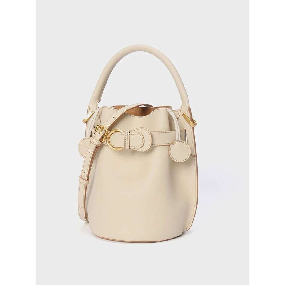 2025 Soft Leather Bucket Women's Fashion Shoulder Crossbody Bags Large Capacity Designer Handbags Stylish Leisure Bag