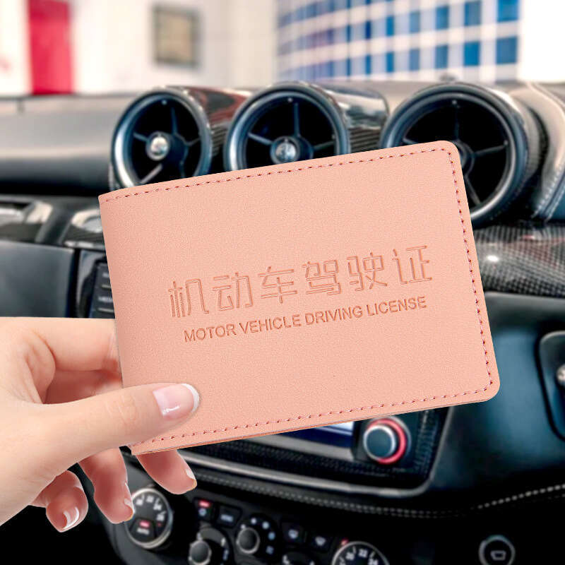 Colorful Motor Vehicle Registration Certificate Driver's License Holder for Men and Women Driving Book Cover
