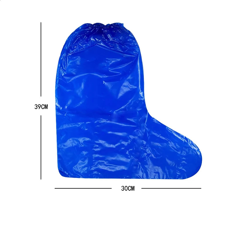 10PCS Rainy disposable shoe covers transparent plastic outdoor thick wearresistant waterproof isolation foot 250528