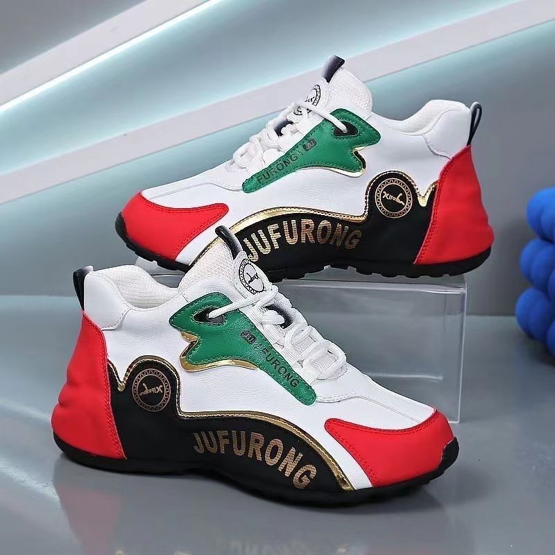 Unisex Sneakers Spring And Autumn Leather Sports Casual Dad Couple Style Casual Shoes Shoes For Women Ddmysaturn