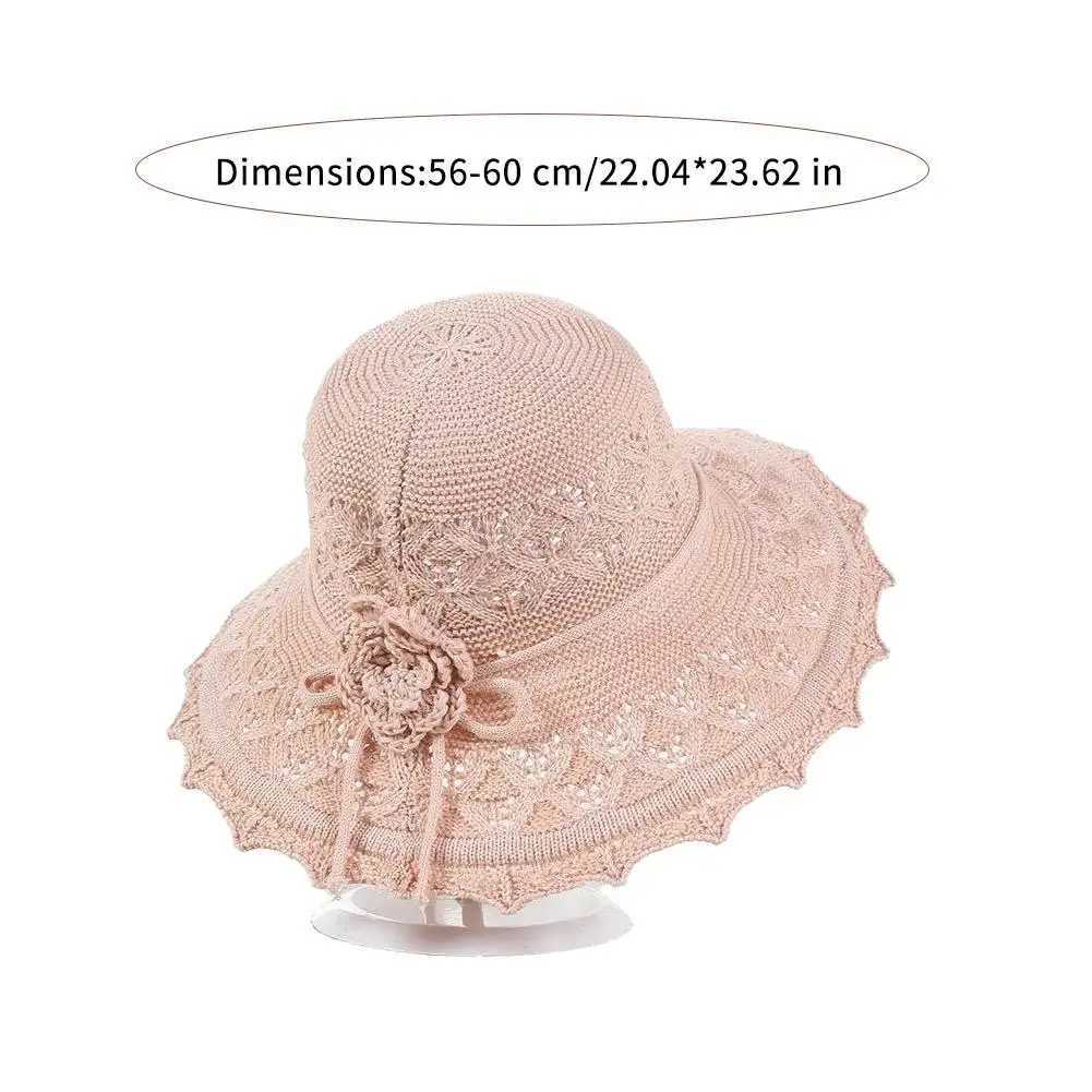 Spring Summer Foldable Sunshade Hat Lady Girls Fisherman Hat Buckets Hat Sunscreen Cap Outdoor Beach Adjustable Cap Women Hat W250602