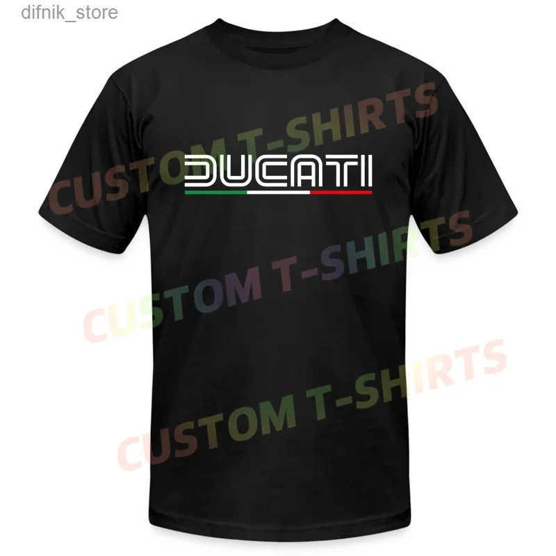 2024 Men T Shirt Casual Ducatis Moto GP Racing Motorbike T-shirt Graphic Summer Short Sleeves 100% Cotton S-3XL y250603WRBK