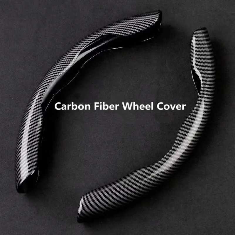 Upgrade Your Driving Experience with A Non-Slip Carbon Fiber Steering Wheel Cover Accessories Glossy Carbon Fiber Looking Amagi R250603