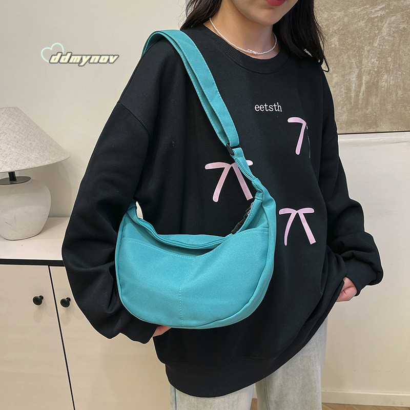 Underarm for Women Summer New Niche Design Dumpling Casual Simple Shoulder Korean Style Crossbody Bag ddmynov