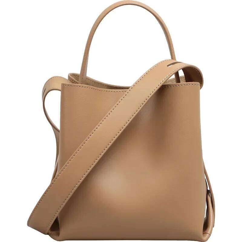 Designer Bucket Genuine Leather Crossbody Shoulder Bags For Women Sling Purses And Handbags Female Tote Bag Bolsa