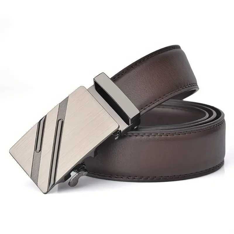 Mens Belt Fashion Business Luxury Brand Belt Metal Buckle Belt High-quality material Soft Belt with Casual Pants Jeans XJ250602