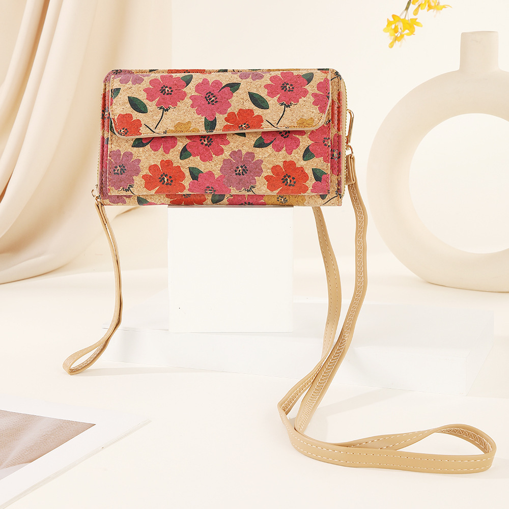 Top Brand High Quality New Style 2025 New Summer Printed Dual-use Portable Phone Bag Crossbody Women's Bag Multi-card Slot Handbag New Free Deliv