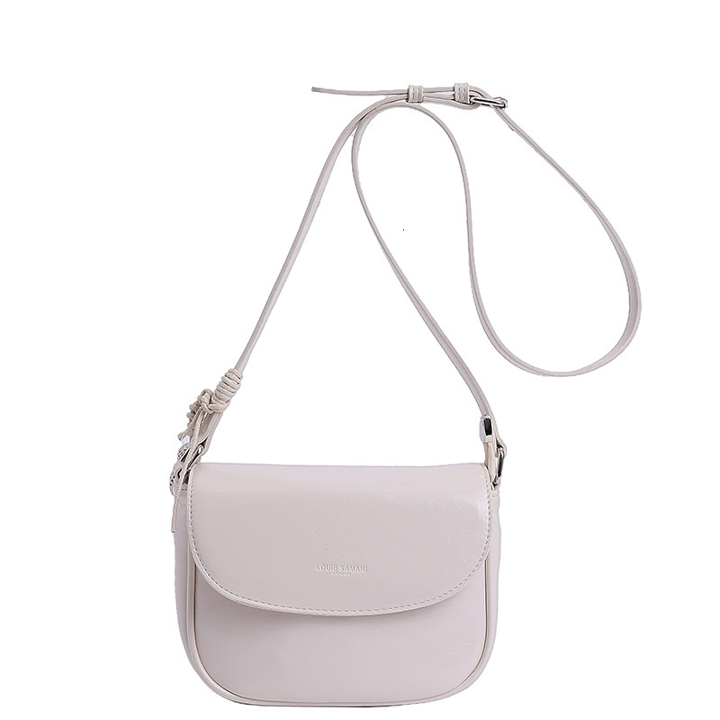 designer Niche Design Small Bag for Women 2025 New Summer Fashion Simple Shoulder Crossbody Bag Casual Underarm Saddle Bag