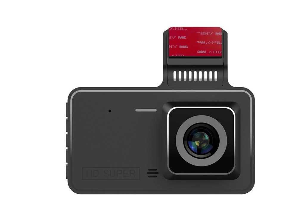 Car dvr HD 1080P Dash Cam Car dvr Driving Recorder 4inch Dual Lens Front Rear View Motion Detection Hidden Type Vehicle Black box R250529