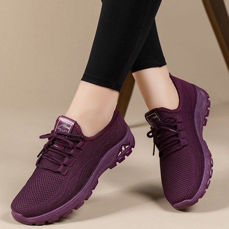 New Women S Casual Shoes Breathable Sports Soft Sole Non Slip Casual Black Work Old Beijing Cloth Shoes Women Ddmysaturn