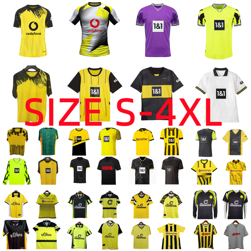 19 20 21 22 23 24 25 26 BRANDT ADEYEMI DORTMUND Soccer Jerseys 94 95 96 97 98 00 01 02 retro HAALAND BELLINGHAM HALLER REUS SANCHO GITTENS GUIRASSY 2025 2026 Football Shirt