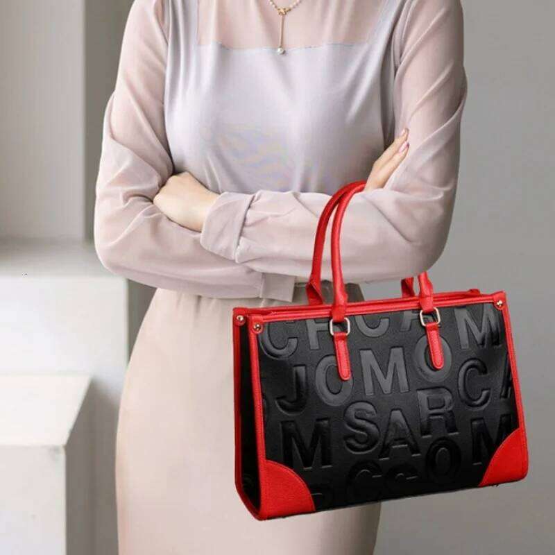 The New Fashion All Match High-Grade Sense Large Capacity Briefcase Women's Single Shoulder Tote Bag