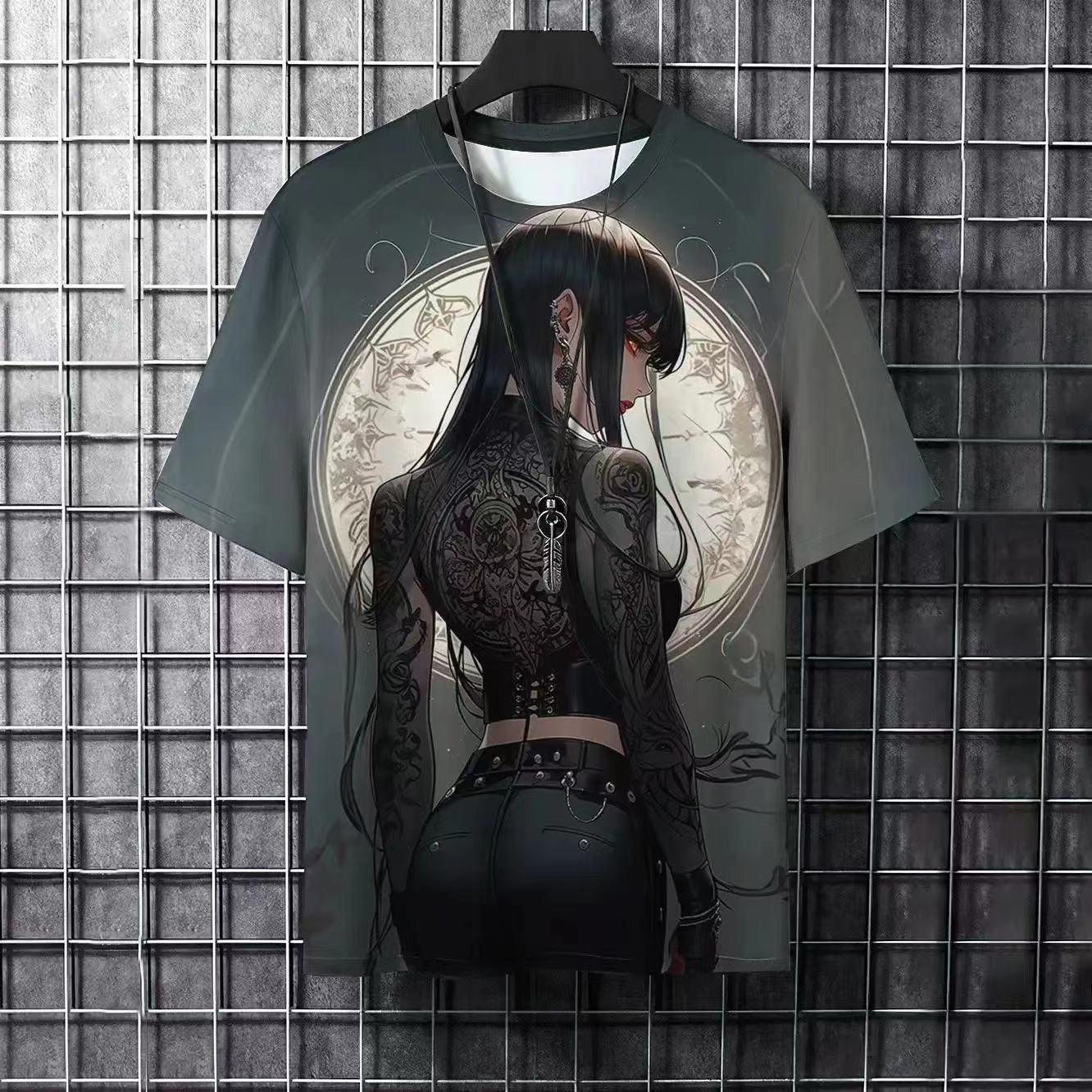 2025 Summer New Men's T-shirt New Summer Men's Round Neck Printed Fashion T-shirt Fashion Short Sleeve Casual Designer Loose Popular Top