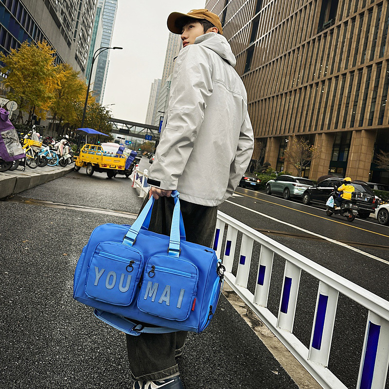New Handheld Mommy Large Capacity Double Shoulder Backpack Portable Dual-use Maternity Travel Bag