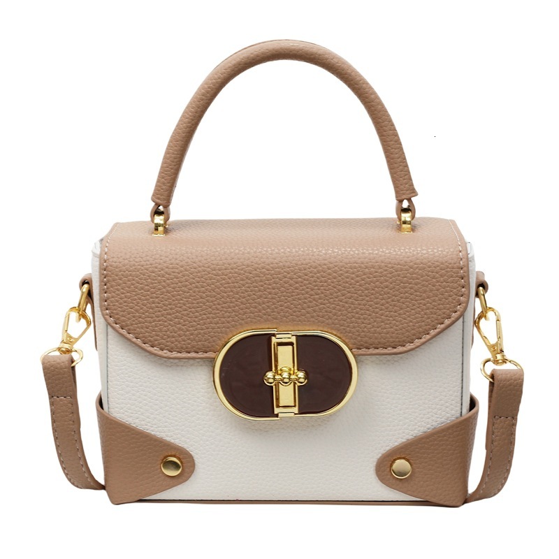 designer 2025 New High-End Color-Block Handbag for Women, Trendy Popular Versatile Crossbody Bag, Fashionable and Stylish Shoulder Bag