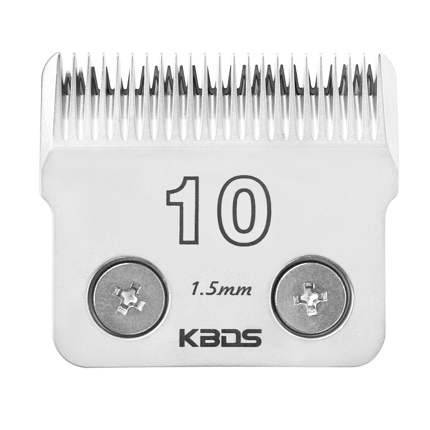 KBDS D-Series 10# Ceramic Detachable A5 Pet Dog Grooming Clipper Blades (1/16" - 1.5mm),Compatible with Most Andis,Oster A5 Wahl KM Series Clippe