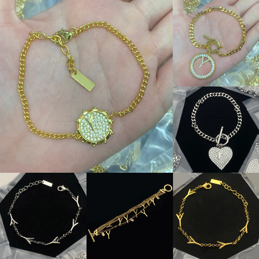 Mens Womens chains designer cherry jewelry Gold Plated brass copper bracelet womens wedding gifts high quality wholesale wanli128