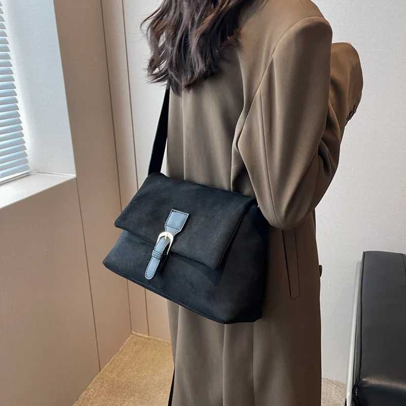 Fashion Bags for Women Suede Soft PU Leather Handbags Designer Luxury Messenger Bag Ladies Shoulder Crossbody Bag W250602