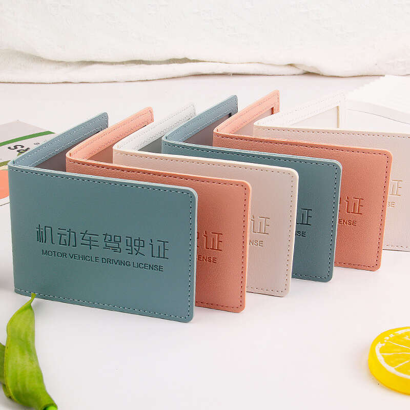 Colorful Motor Vehicle Registration Certificate Driver's License Holder for Men and Women Driving Book Cover