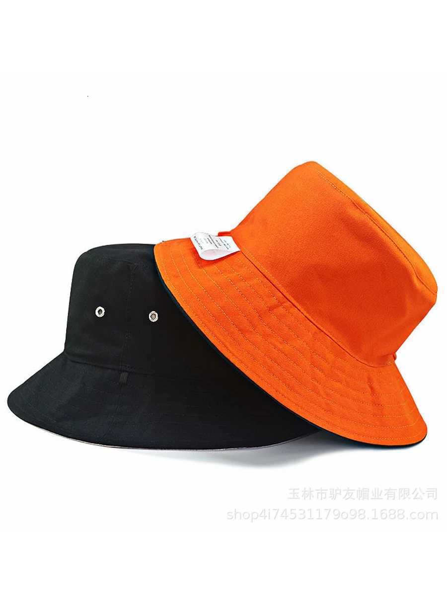 Oversize Fisherman Hat Women Summer Beach Cotton Bucket Hat Dad Large Sun Cap Big Head Men Plus Size Boonie Hats 58-60cm 61-68cm W250602