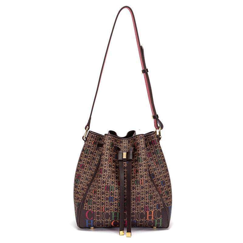 CH Premium Sense Bucket Large Capacity Crossbody Women's Shoulder Bag Simple Letter Printing Design