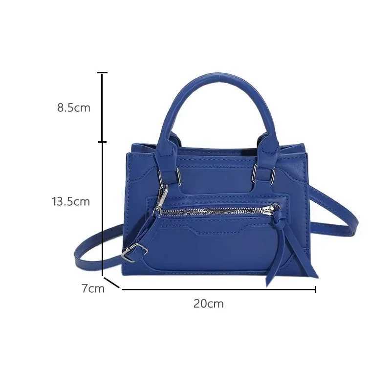 Crossbody Bag for Women New Fashion Casual Western Style Shoulder Handbag Simple Texture Messenger Small Square Bag Y250603