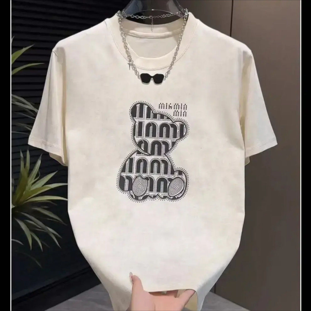 2025 New Summer Men's T-shirt Summer New Fashionable Versatile Men's Short Sleeve T-shirt Printed Fashionable Loose Tie Dyeing Round Neck Ca