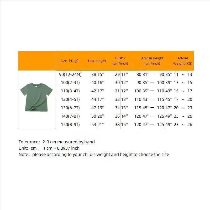 2025 Summer Breathable Kids Boy Girl T-shirt Solid Cotton Short Sleeve Baby Infant Children T-Shirt For Teenager Top Tee Clothes T250603