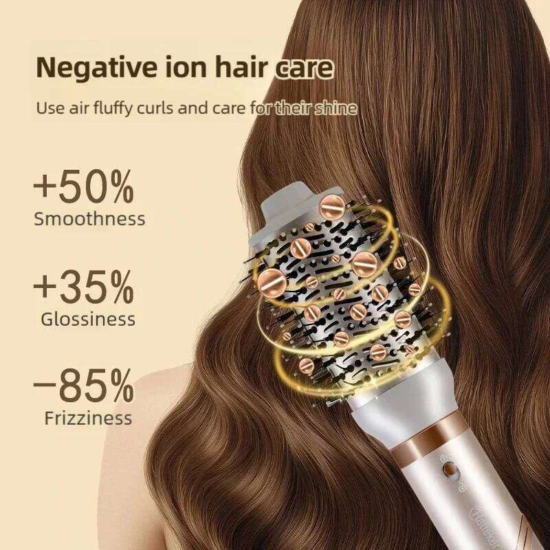 5 in 1 Multi-function portable foldable home dryer negative ion hair care curling iron hot air comb styling set