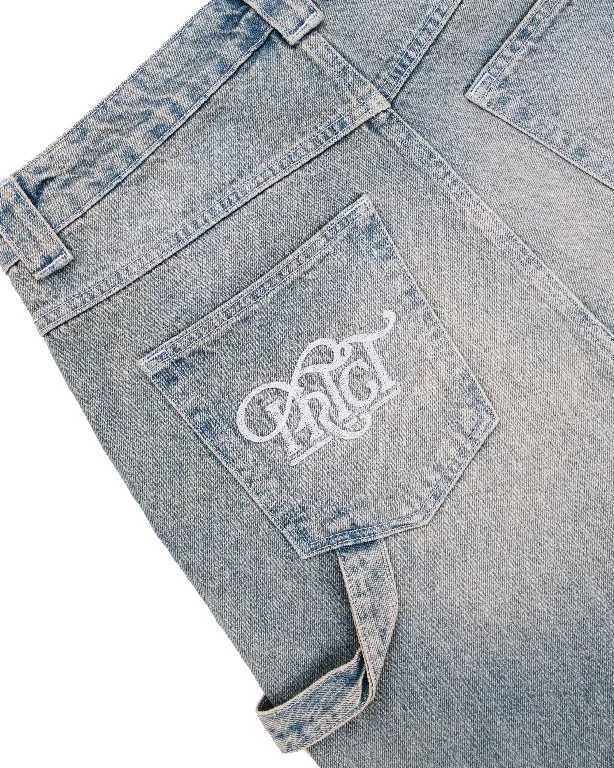 Vintage Denim Shorts Y2K Jeans Mens Womens Harajuku Hip Hop Letters Retro Blue Baggy Shorts Over The Knee Pants Casual Shorts T250603