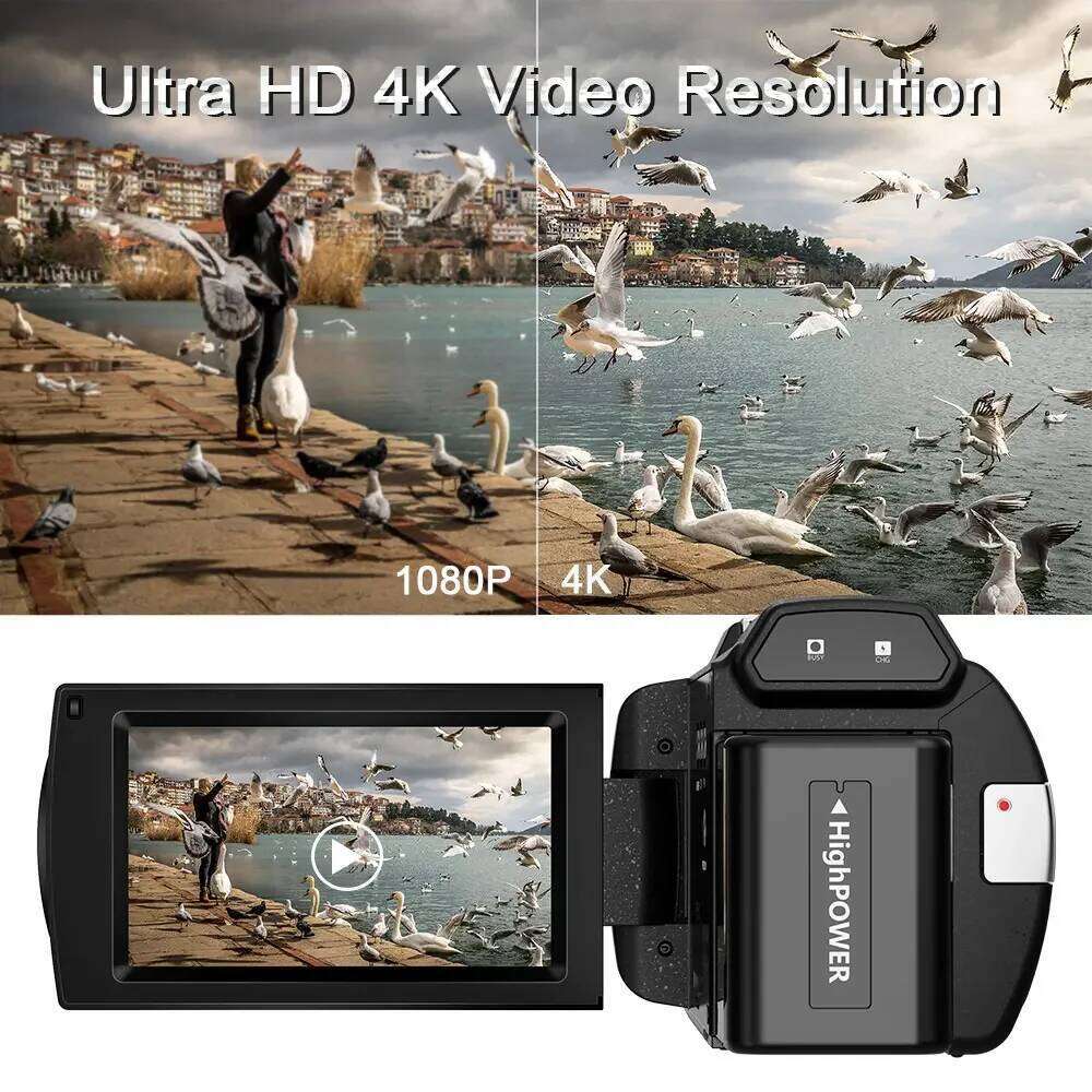4k Cameras Professional Camcorder for Vlog Video WiFi 48MP Youtube 16X Zoom Camera Digital Webcam