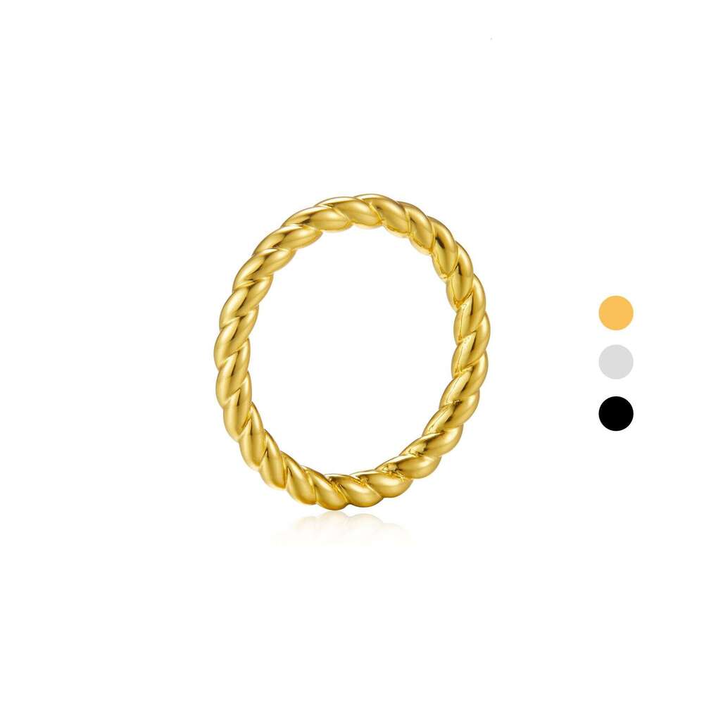 Fashion Spiral Ring Women, Stylish Design, Elegant Twist, Unique Minimalist Style, Stackable Rings for Men and Women