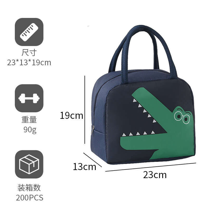 Thickened Portable Cartoon Meal Handheld Box Insulated Cooler Lunch Bag