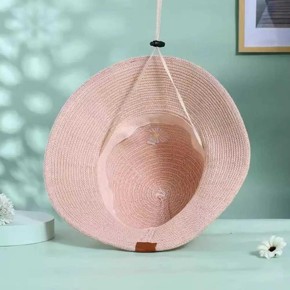 Spring Summer Foldable Sunshade Hat Lady Girls Fisherman Hat Buckets Hat Sunscreen Cap Outdoor Beach Adjustable Cap Women Hat W250602