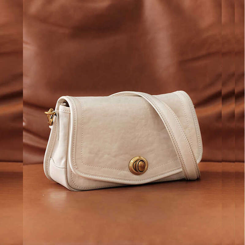 New French Style Underarm High end Niche Cowhide Shoulder Genuine Leather Handbag Fashion Small Square Bag for Women