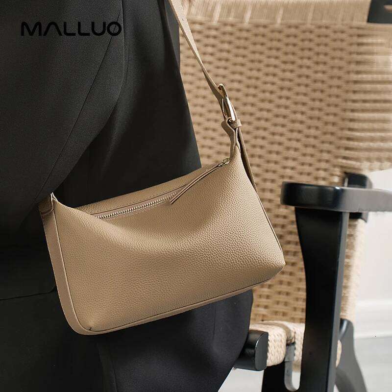 Cowhide Genuine Leather Dumpling Bag For Women Large Capacity Shoulder Crossbody Bags Trendy Messenger Handbag Armpit Purse