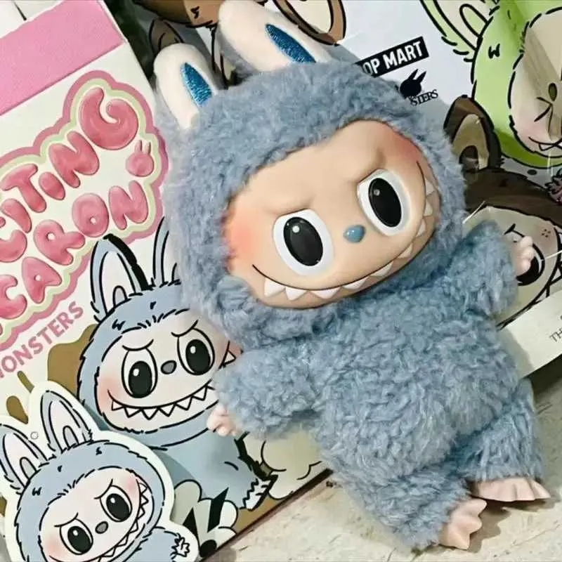 New High-quality Blind Box Labubu The Monsters Exciting Macarons Series Toys Cute Action Anime Figure Dolls Kid GiftsC250310
