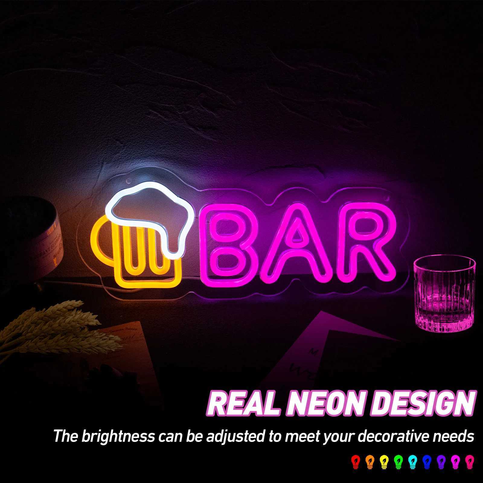 UponRay LED Neon Light Sign USB Beer Neon Casual Beer Party Sign LED Neon For Bar Wall Decoration 14.6x5.9 XJ250602
