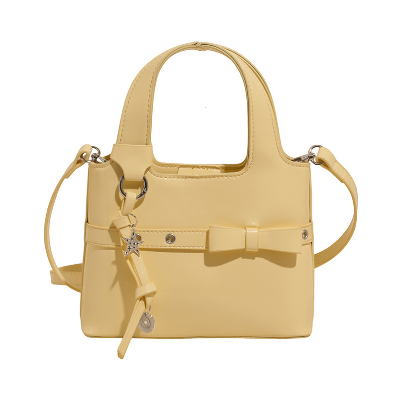 designer 2025 New Korean Style High-End Bowknot Handbag Fashionable Luxurious Versatile Commuter Shoulder Crossbody Bag