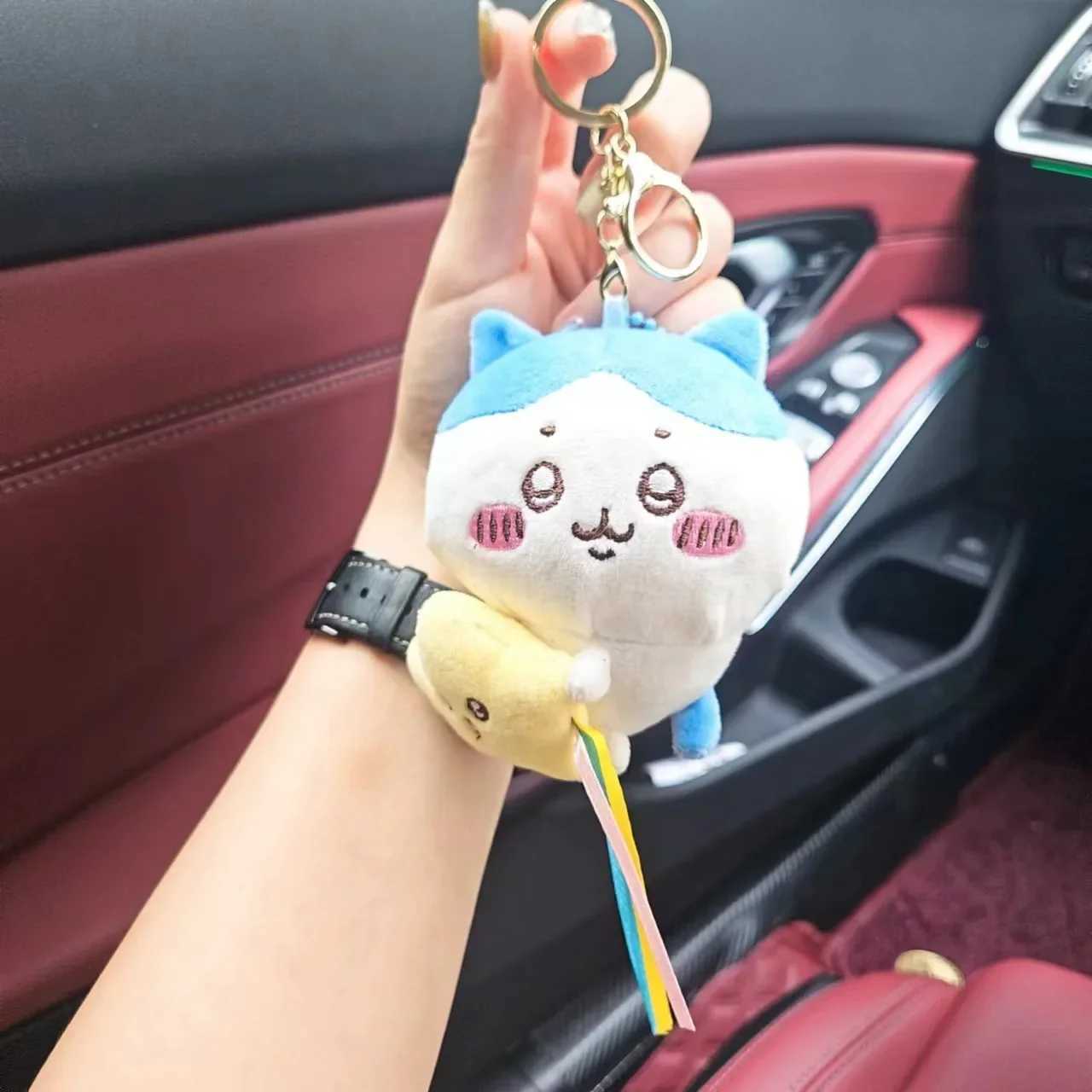 Chiikawa Plush Doll Pendant Star Hugging Series Hachiware USAGI Cute Cartoon Keychain Hanging Keychain Plush Doll AccessoriesXJ250602